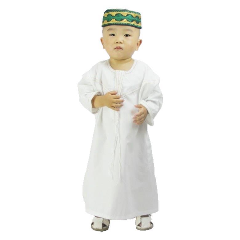 Men’s Cotton Linen Embroidered Robe