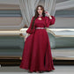 2-Piece Satin Abaya Robe