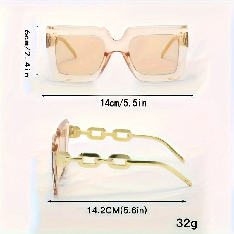 3-Pack Oversized Square Sunglasses