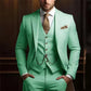 Men's High-grade Gentleman Temperament Slim Suit Three-piece Suit