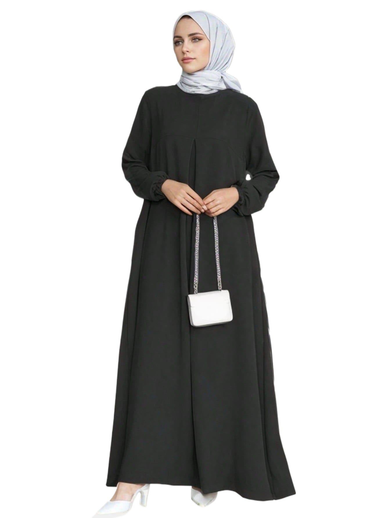 Arabic Long Sleeve Loose Temperament Dress