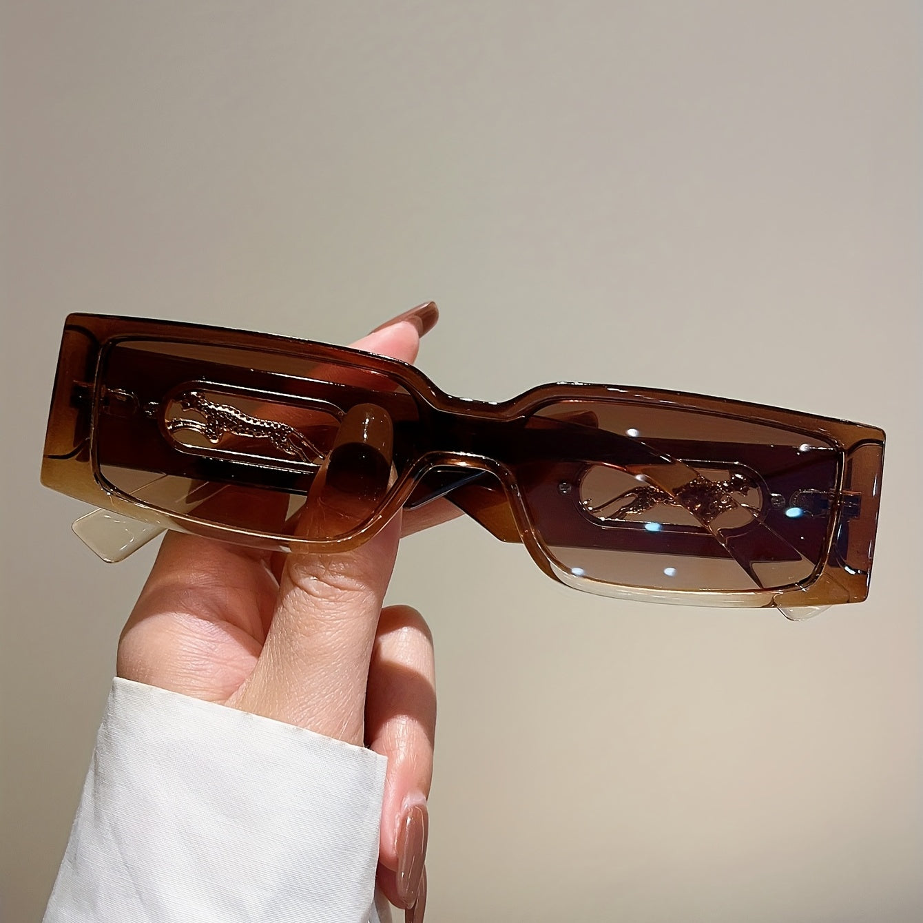 Cheetah Print Gradient Glasses