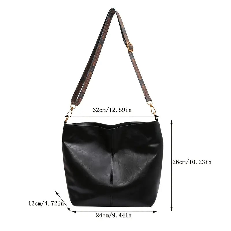 Large-Capacity Messenger Tote Bag