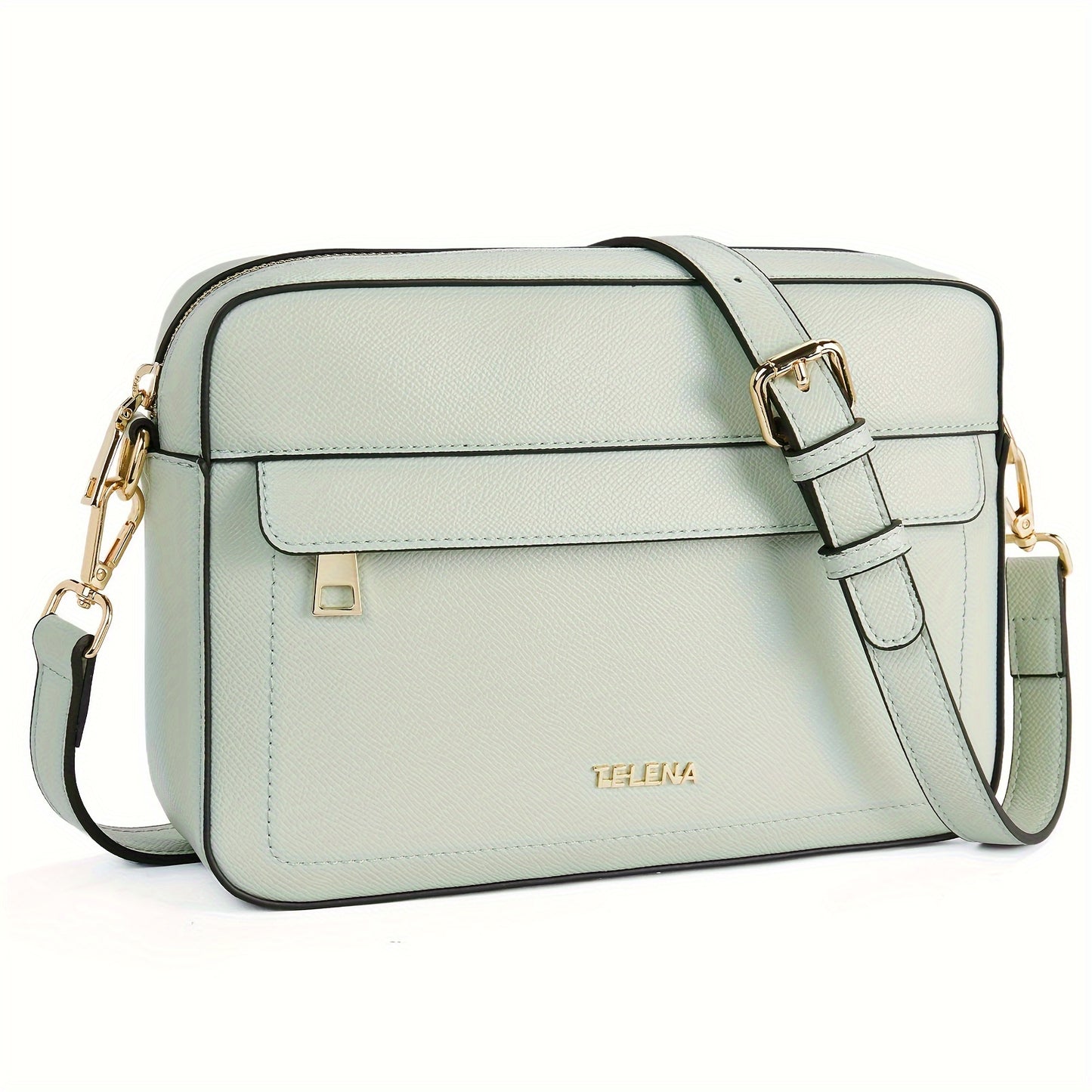 Quilted Vegan Leather Crossbody Bag