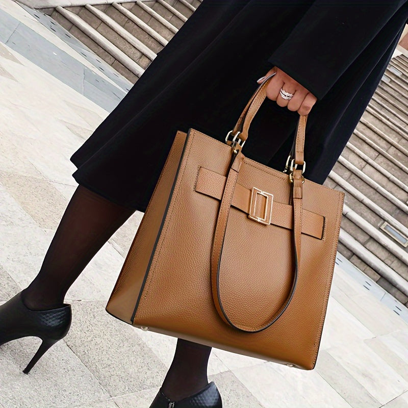 Genuine Leather Luxury Tote Bag