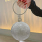 Rhinestone Ball Clutch