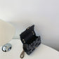 Rhombus Pattern Denim Chain Bag