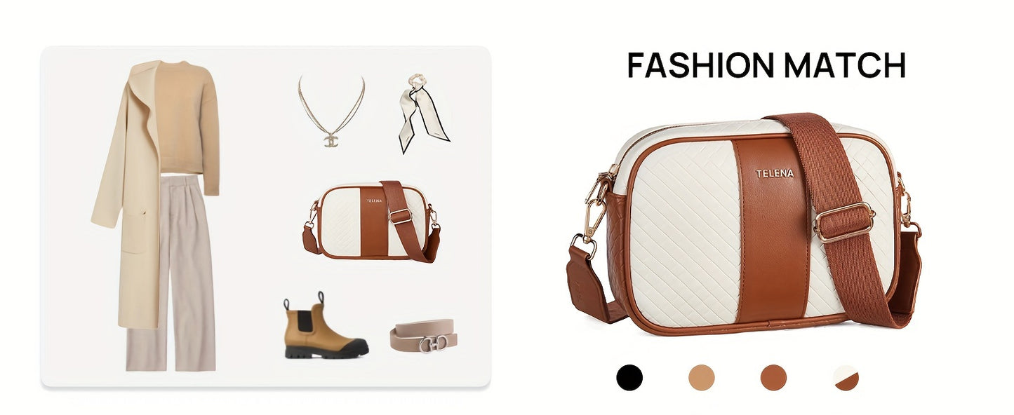 Vegan Leather Small Crossbody Bag