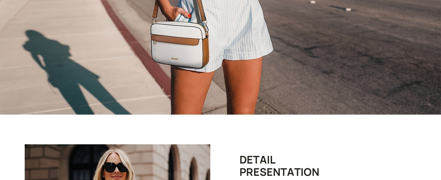 Quilted Vegan Leather Crossbody Bag