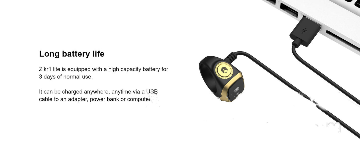 Smart Ring with Tasbih Beads Function