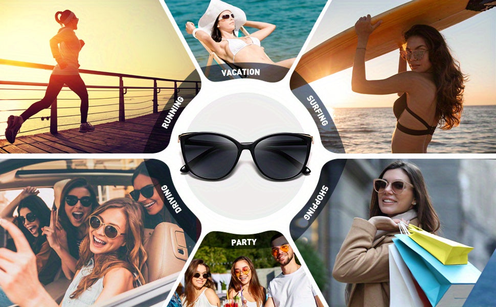 Cat-Eye Anti-Glare Glasses