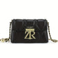 Black PU Leather Crossbody Bag