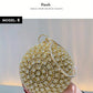 Rhinestone Ball Clutch