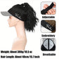 Chic Houndstooth Ponytail Cap Wig