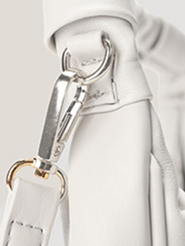 Cloud Pleat Baguette Shoulder Bag