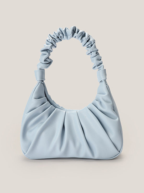 Cloud Pleat Baguette Shoulder Bag