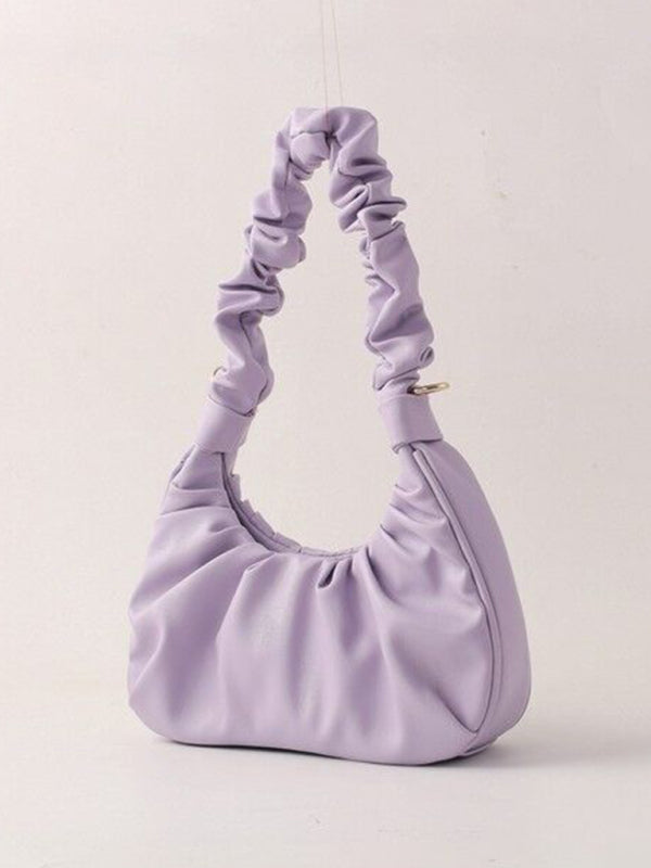 Cloud Pleat Baguette Shoulder Bag