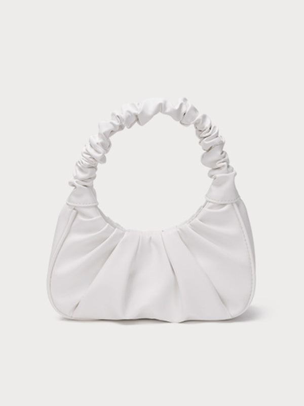 Cloud Pleat Baguette Shoulder Bag