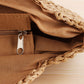 Round Straw Woven Beach Bag