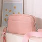 Solid color PU messenger bag women's small bag ladies shoulder bag small square bag