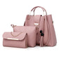 One Shoulder Bucket Ladies Luggage Bag Three-Piece Set