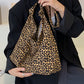 New leopard print shoulder bag canvas shopping bag