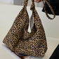 New leopard print shoulder bag canvas shopping bag