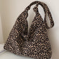 New leopard print shoulder bag canvas shopping bag