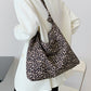 New leopard print shoulder bag canvas shopping bag
